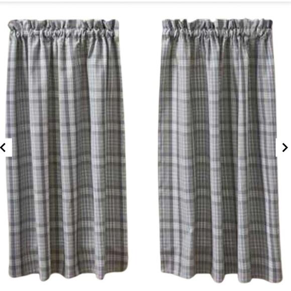 Park Designs Hartwick Tiers 72”x36” Ticking Farmhouse Country Gray Tan White NEW - Picture 2 of 7